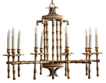bamboo chandelier